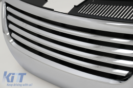 Griglia Calandra Grille Senza badge per VW Passat B6 3C 05-2010 Berlina Variant Cromata-image-6095868