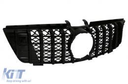 Griglia Calandra per Mercedes ML W164 05-08 GT-R Panamericana Look Nero lucido-image-6084769