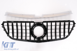 Griglia Calandra per Mercedes Vito W447 2020+ GTR Panamericana Look Nero Cromo-image-6091947