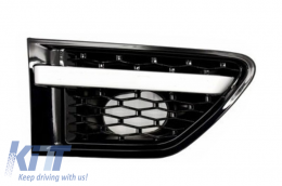 Griglia Lato Vents per Rover Sport Facelift 09-13 L320 Autobiography Look Schwarz-image-6006759