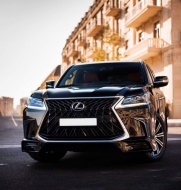 Griglia per LEXUS LX570 J200 2017+ TRD Look Telaio alluminio Interni grafite-image-6039141