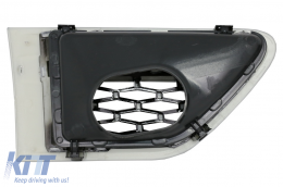 Griglia Prese d'aria laterali per Rover Sport Facelift 09-13 L320 Autobiography Look Argento-image-6081917