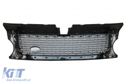 Griglia Prese d'aria laterali per Rover Sport Facelift 09-13 L320 Autobiography Look Argento-image-6083933