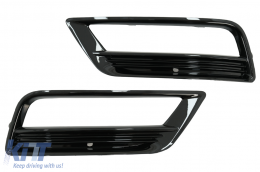 Griglie Laterali Paraurti per VW Golf VII 7 13-17 R-Line Design Nero Lucido-image-6074209