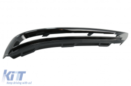 Griglie Laterali Paraurti per VW Golf VII 7 13-17 R-Line Design Nero Lucido-image-6074210