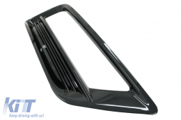 Griglie Laterali Paraurti per VW Golf VII 7 13-17 R-Line Design Nero Lucido-image-6074212