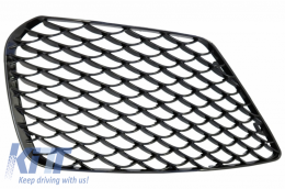 Grille Assembly suitable for Front Bumper Mercedes S-class W222 (2013-2017) S63 Look Piano Black-image-6033261