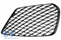 Grille Assembly suitable for Front Bumper Mercedes S-class W222 (2013-2017) S63 Look Piano Black-image-6033262