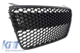 Grille Avant pour AUDI R8 2007-2012 Calandre Centrale Noir Brillant--image-6015633