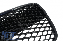 Grille Avant pour AUDI R8 2007-2012 Calandre Centrale Noir Brillant--image-6015634