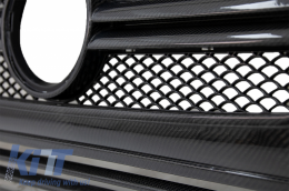 Grille Avant pour Mercedes Classe G W463 1990-2014 G65 Look Réel Carbone Édition-image-6055354