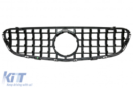 Grille avant pour MERCEDES GLC X253 C253 2015-2018 GT R Panamericana Look Chrome-image-6031965