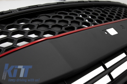 Grille Calandre Avant pour Suzuki Swift ZC33S 2017+ Noire avec Rouge Sport Look-image-6050231