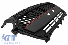 Grille Calandre Avant pour Suzuki Swift ZC33S 2017+ Noire avec Rouge Sport Look-image-6050235