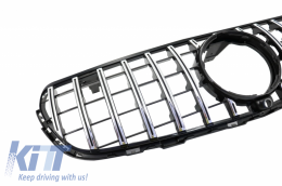 Grille centrale pour Mercedes GLC X253 C253 2015-2018 GT R Panamericana Look-image-6031959