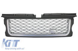 Grille Centrale Prises d'Air pour Sport 05-08 L320 Autobiographie Look Argent-image-6020591