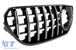 Grille pour Mercedes E W213 S213 C238 16+ AMG GT-R Panamericana Avec Caméra 360-image-6064343