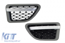 Grille Prises d'Air pour Sport 05-08 L320 Autobiographie Look Noir Platine-image-6020578