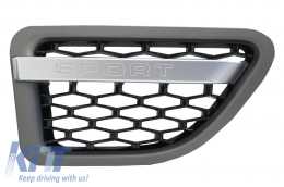 Grille Prises d'Air pour Sport 05-08 L320 Autobiographie Look Noir Platine-image-6020579