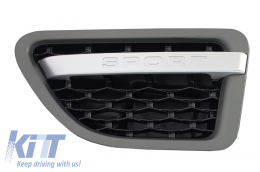 Grille Prises d'Air pour Sport 05-08 L320 Autobiographie Look Noir Platine-image-6020580