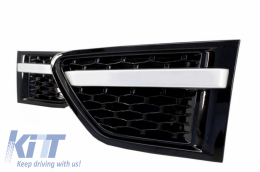 Grille Prises d'Air pour Sport Facelift 09-13 L320 Autobiographie Look Noir-image-6006757