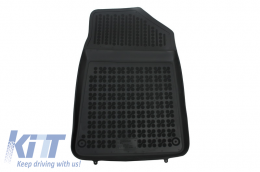 Gummifußmatte Bodenmatte Schwarz für PEUGEOT 407 2004-2011 Dedicated Geruchlos-image-6013680