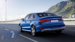 
Hátsó diffúzor és kipufogóvég AUDI A3 8V 16-19 S-Line Sedan Cabrio S3 modellekhez

Kompatibilis
Audi A3 8V Sedan Cabrio Facelift (2016-2019) S-Line Lökhárítóval
Audi A3 8V Sedan Cabrio Facelift (-image-6042586