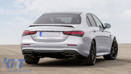 
Hátsó diffúzor és kipufogóvégek Mercedes E-osztály W213 Facelift Sedan (2020-tól) modellekhez, E63 Dizájn-image-6085544