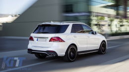 
Hátsó diffúzor kipufogóvégekkel Mercedes GLE W166 SUV Sport Line (2015-2018) modellekhez-image-6078246