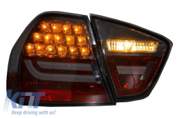 Hátsó lámpák BMW 3 Series E90 (2005-2008) LED BAR sötétített-image-6019248