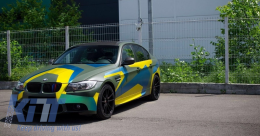 
Hátsó lökhárító BMW 3 E90 (2004-2011) modellekhez, M3 Dizájn, hátsó spoilerrel és kipufogóvégekkel-image-6019641