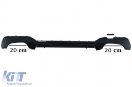 
Hátsó lökhárító diffúzor BMW 3 G20 G28 Sedan G21 Touring (2019-től) modellekhez, M340i M kinézet, fekete-image-6081466