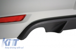 Hátsó lökhárító és tető spoiler féklámpával VW Golf 6 VI (2008-2012) modellekhez, kipufogórendszerrel, GTI kinézet-image-6063853