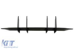 Hátsó lökhárító hosszabbító diffúzor Mercedes A osztály W177 ferdehátú A45 S (2018+) modellekhez, fekete-image-6092372
