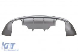 Hátsó Lökhárító Spoiler Valance Dupla Kimenetű Diffúzor AUDI Q5 8R Facelift (2013-2016) Standard Lökhárító (SE)-image-6041981