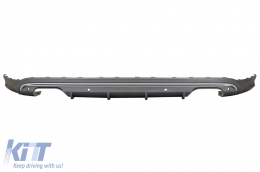 Hátsó Lökhárító Spoiler Valance Dupla Kimenetű Diffúzor AUDI Q5 8R Facelift (2013-2016) Standard Lökhárító (SE)-image-6041982