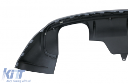 Hátsó Lökhárító Spoiler Valance Dupla Kimenetű Diffúzor AUDI Q5 8R Facelift (2013-2016) Standard Lökhárító (SE)-image-6041986