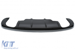 Hátsó Lökhárító Spoiler Valance Dupla Kimenetű Diffúzor AUDI Q5 8R Facelift (2013-2016) S-Vonal Lökhárító-image-6042003