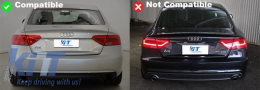 Hátsó Lökhárító Valance diffuzor Audi A5 8T 4 Doors Sportback (2012-2015) S5 Design-image-6032044