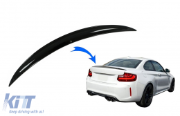 
Hátsó spoiler BMW 2 F22 F87 M2 Coupe (2012-2019) modellekhez, zongorafekete-image-6083773