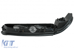 Headlight Lens Left Side Smoke Grey suitable for BMW 5 Series E39 (1995-2000)-image-6082840