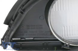 Headlight Lens Right Side Smoke Grey suitable for BMW 5 Series E39 (1995-2000)-image-6087603