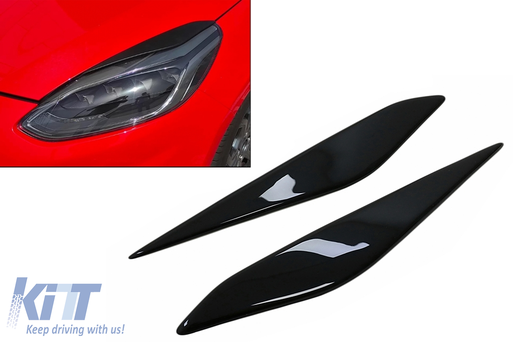 Roof Spoiler Cap suitable for Ford Fiesta Mk8 ST / ST-Line (2017-2021)  Piano Black 