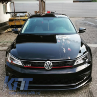 Headlights LED DRL suitable for VW Jetta Mk6 VI (2011-2017) Bi-Xenon Design Dynamic Flowing Signals Demon Look-image-6027475