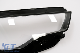 Headlights Lens Glasses suitable for Audi A6 4G C7 Sedan Avant (2011-2015)-image-6098232