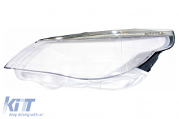 Headlights Lens Glasses suitable for BMW 5 Series E60 E61 Non-LCI (2003-03.2007) Limousine Touring-image-6066624