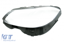 Headlights Lens Glasses suitable for Mercedes E-Class W212 S212 Facelift (2013-2016) Clear-image-6085816