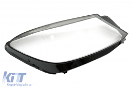 Headlights Lens Glasses suitable for Mercedes S-Class W222 Facelift (2017-2020) Clear-image-6085827