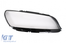 Headlights Lens Glasses suitable for VW PASSAT B7 Sedan (2010-2014) Clear Glass Optics-image-6066782