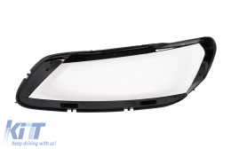 Headlights Lens Glasses suitable for VW PASSAT B7 Sedan (2010-2014) Clear Glass Optics-image-6066785